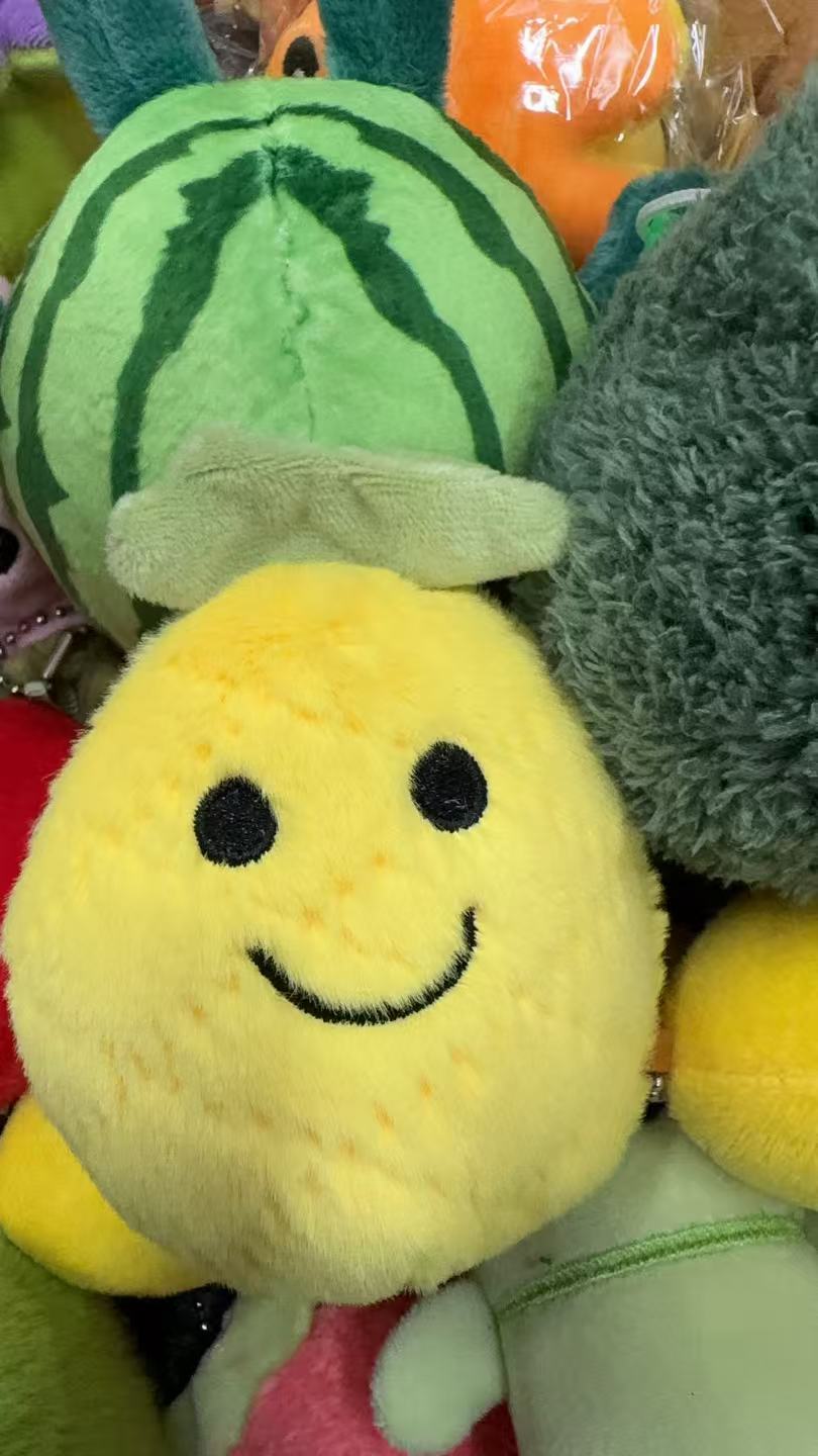 Fruit plush toy 10 pcs set keychain