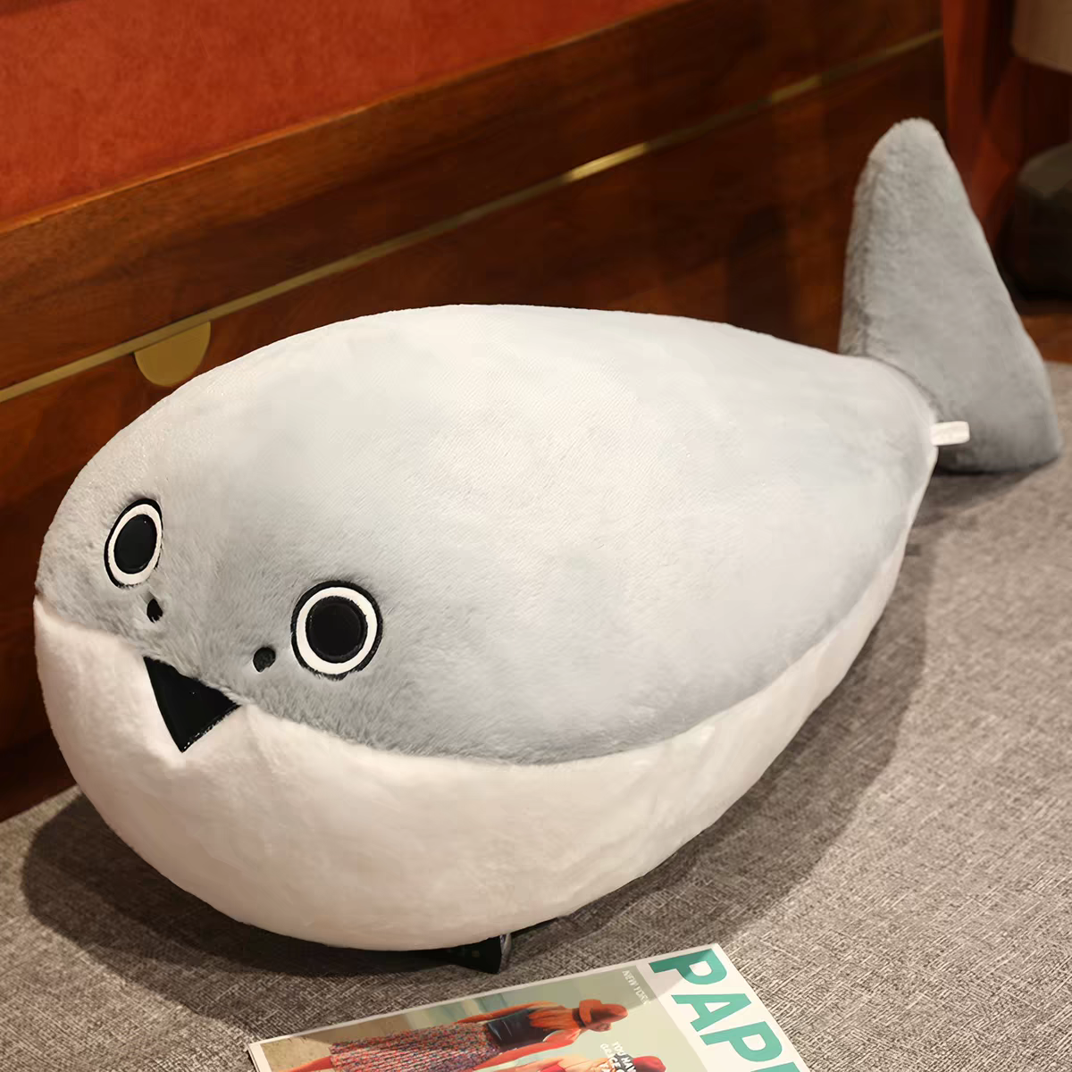 Cute Sarcastic Fish Plush Pillow Cushion